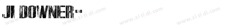 JI Downer字体转换